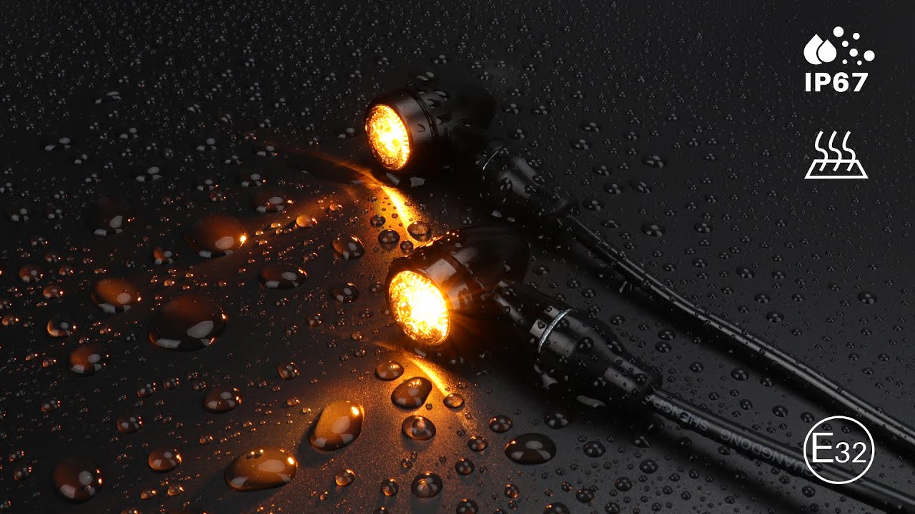 Mini Bullet Shaped LED Turn Signals for Motorcycle