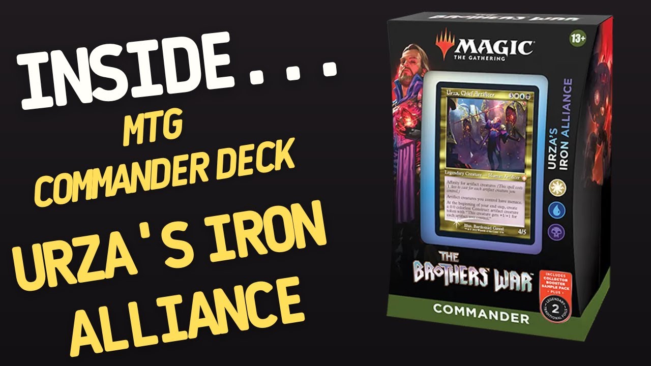 Urzas Iron Alliance Magic The Gathering Brothers War Commander Deck |  Inside with Joo Ricardo Ep114