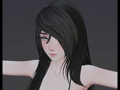 Blender Series How to Make a VRChat Avatar Part 3: Hair & Hair Textures ...