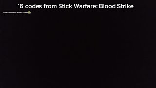 16 codes from Stick Warfare: Blood Strike screenshot 4