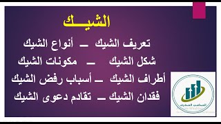 تعريف الشيكات| انواع الشيكات البنكيه فى مصر |مكونات الشيك| أطراف الشيك|أسباب رفض الشيكات| ضياع الشيك