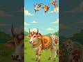 Bull with 4 Animal Heads-Unbelievable  VFX Transformation!"#trending#shorts #animation #cartoon