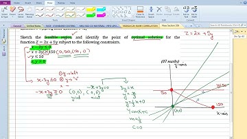 Linear programming basic concept class 23june22 part 2