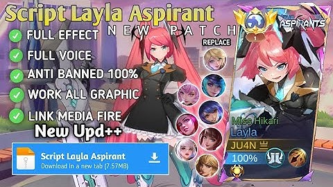 Script Layla Aspirants - Miss Hikari No Password | Full Effect Voice | New Patch