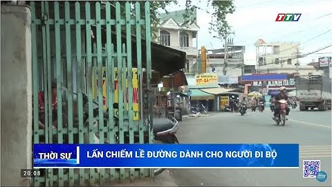 Thế nào là lấn chiếm lòng lề đường