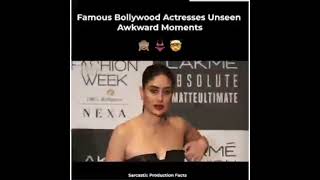Kareena Kapoor Awkward Moments Famous Bollywood Actress Unseen Awkward Moments