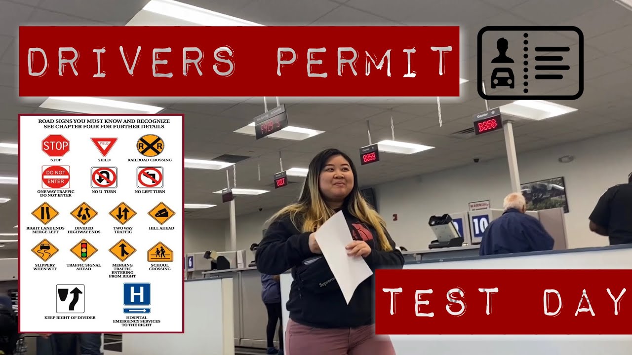 Tammy Taking Learners Permit Drivers Permit Test YouTube