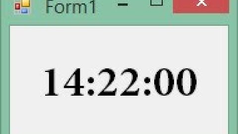 How To Make Digital Clock C# ( Membuat Jam Digital di C# ) | Kalimat Dunia