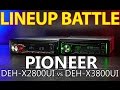 Pioneer DEH-X2800UI vs. DEH-X3800UI Single DIN Car Radios