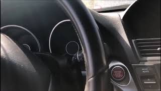 2009 -2014 Acura TL programming tips for slot key