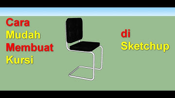 Membuat kursi minimalis (tutorial sketchup 2021)