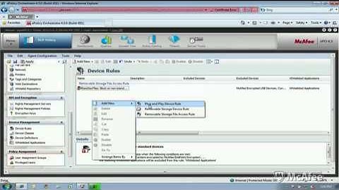 McAfee Device Control Product Demonstration Part 1