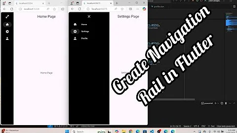 How to implement or use Navigation Rail in Flutter - Full Tutorial - NavigationRail Widget