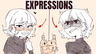 How i draw expressions and how you can stylize them