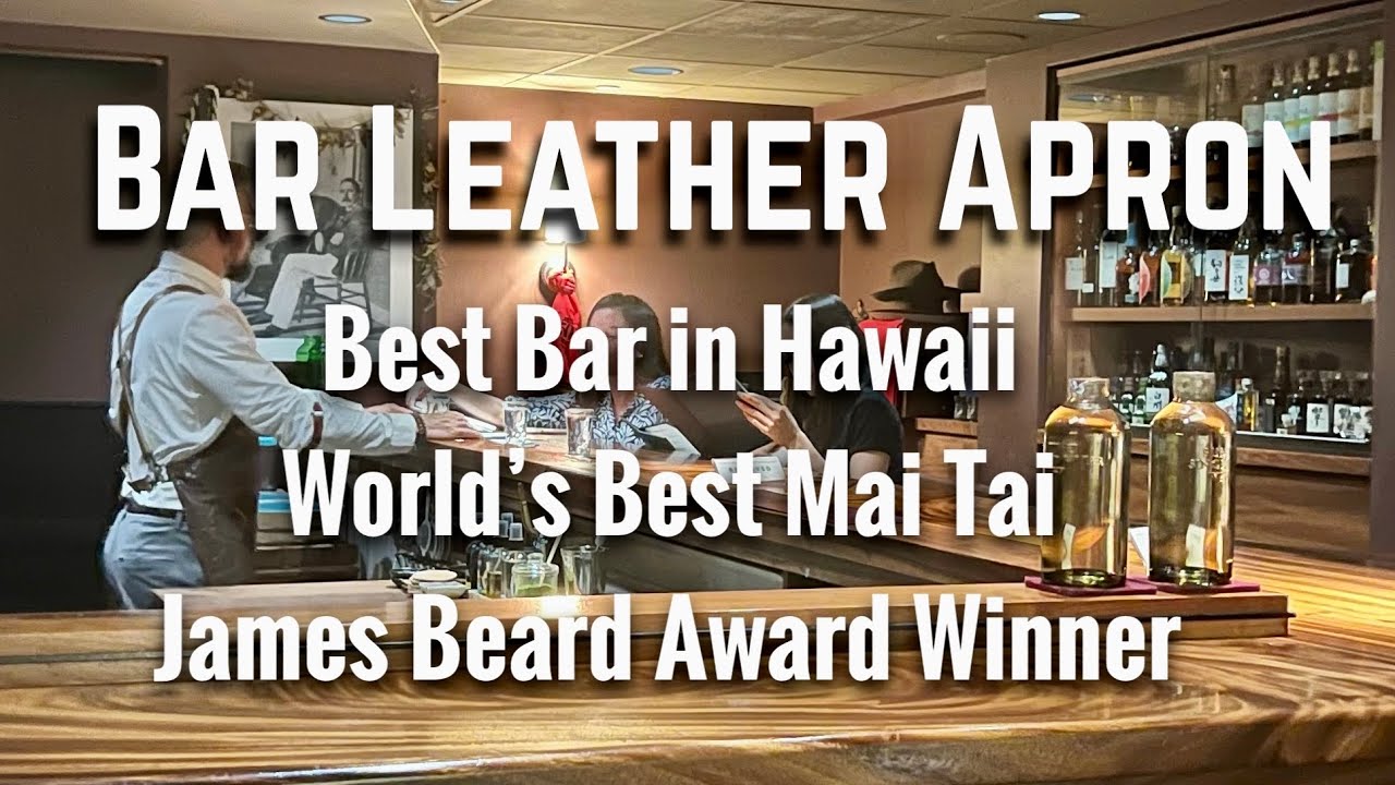 Best Mai Tai in the World + Everything I Ate & Drank at Bar Leather Apron - James Beard Award Winner