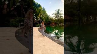 Palm Trees Dancing on Water#bali#retrit