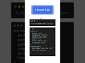 Button Hover Animation HTML and CSS