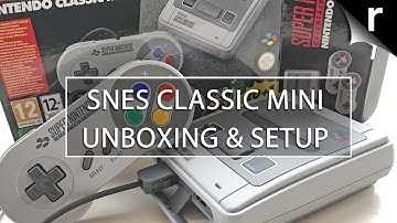 SNES Classic Mini Unboxing and Setup: UK model hands-on testing