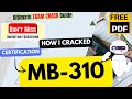 MB-310 | Important Exam Questions | Microsoft Dynamics 365 Finance Functional Consultant | FREE |PDF