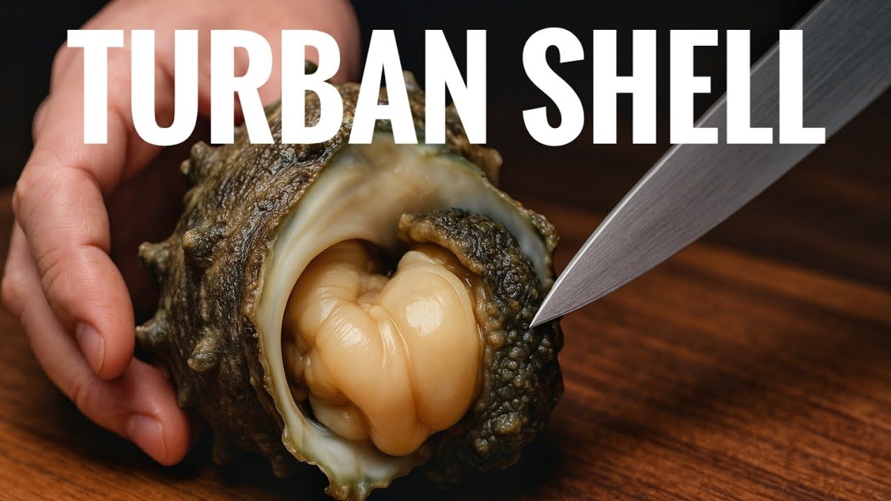 How Japanese Chefs Prepare Sazae | Turban Shell Sashimi Explained