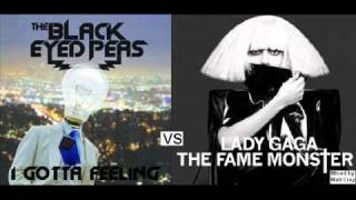 Black Eyed Peas Vs Lady Gaga - I Gotta Monster Feeling Mattcroy Mashup