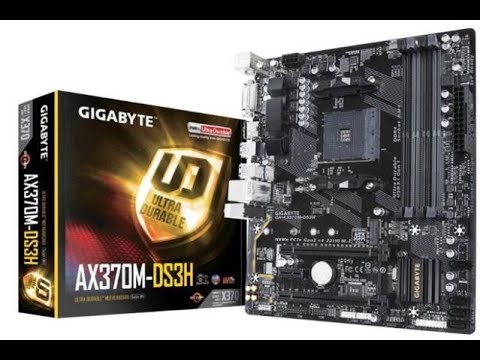 Gigabyte GA-AX370M-DS3H Motherboard Unboxing And Pin Assignments 🖥️🧠