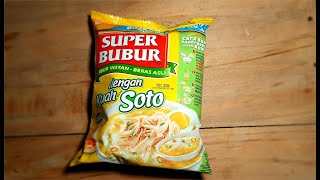 ASMR Soto soup porridge I Super Bubur | Eating Show (No Talking)