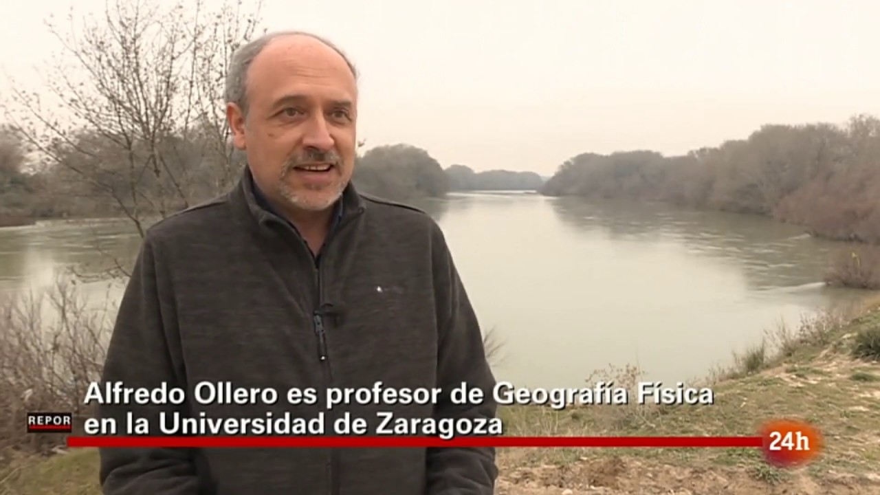 Alfredo Ollero en el reportaje "La Fuerza del Ebro" de TVE YouTube