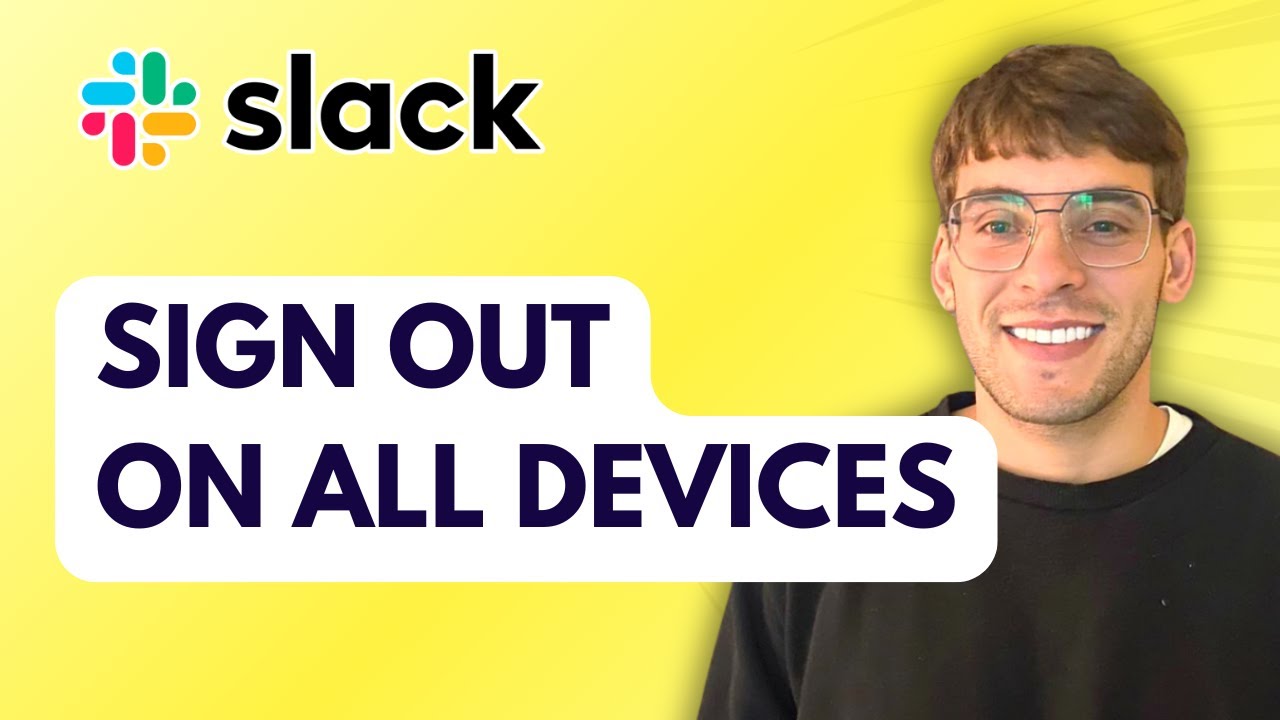 How to Sign Out of Slack on All devices [2026 Full Guide] - YouTube