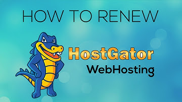How to Renew HOSTGATOR (Webhosting)