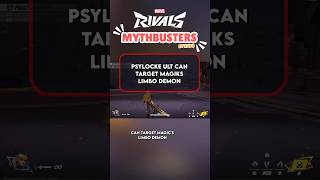 Psylockes ULT doesnt target MAGIKS DEMON #marvelrivals