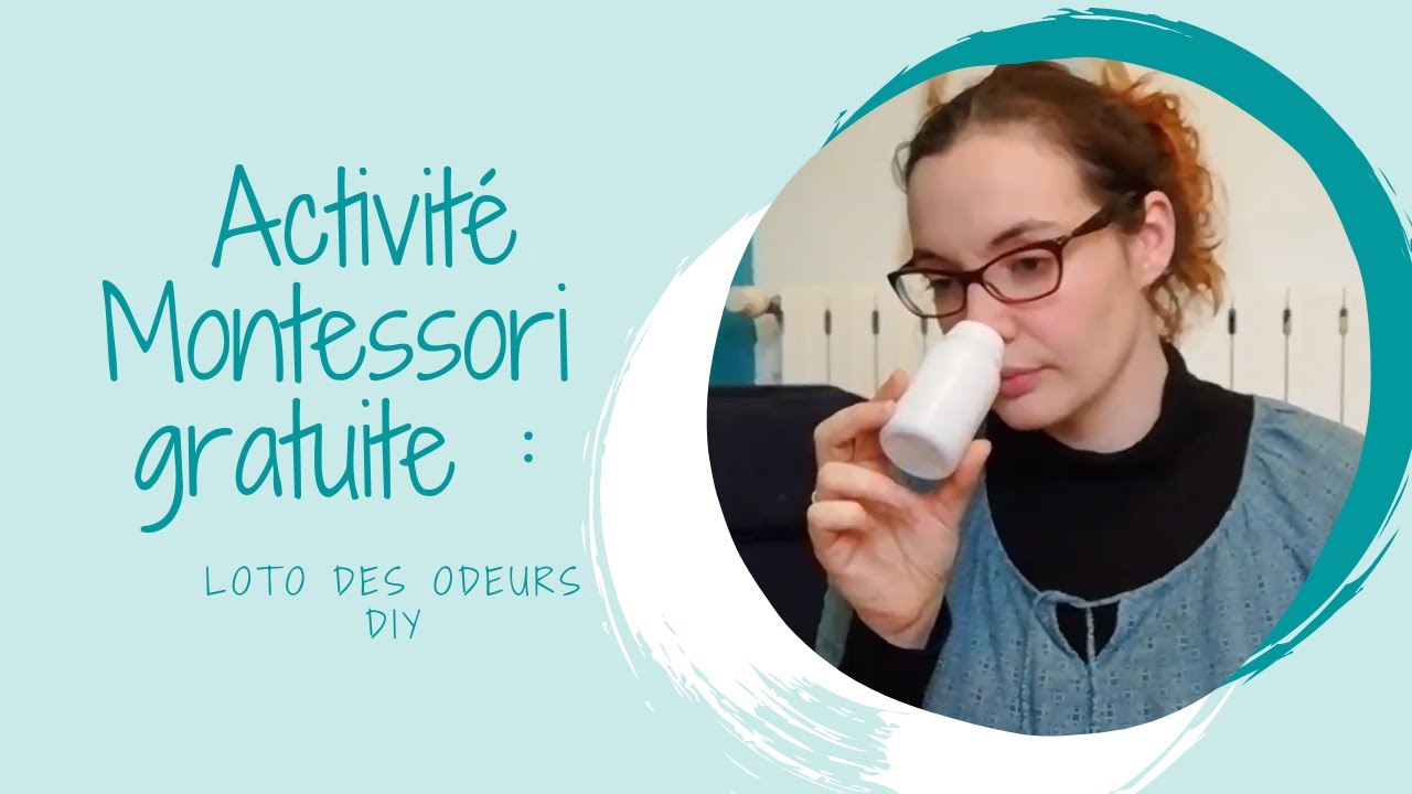 Matériel Montessori gratuit : un loto des odeurs DIY 