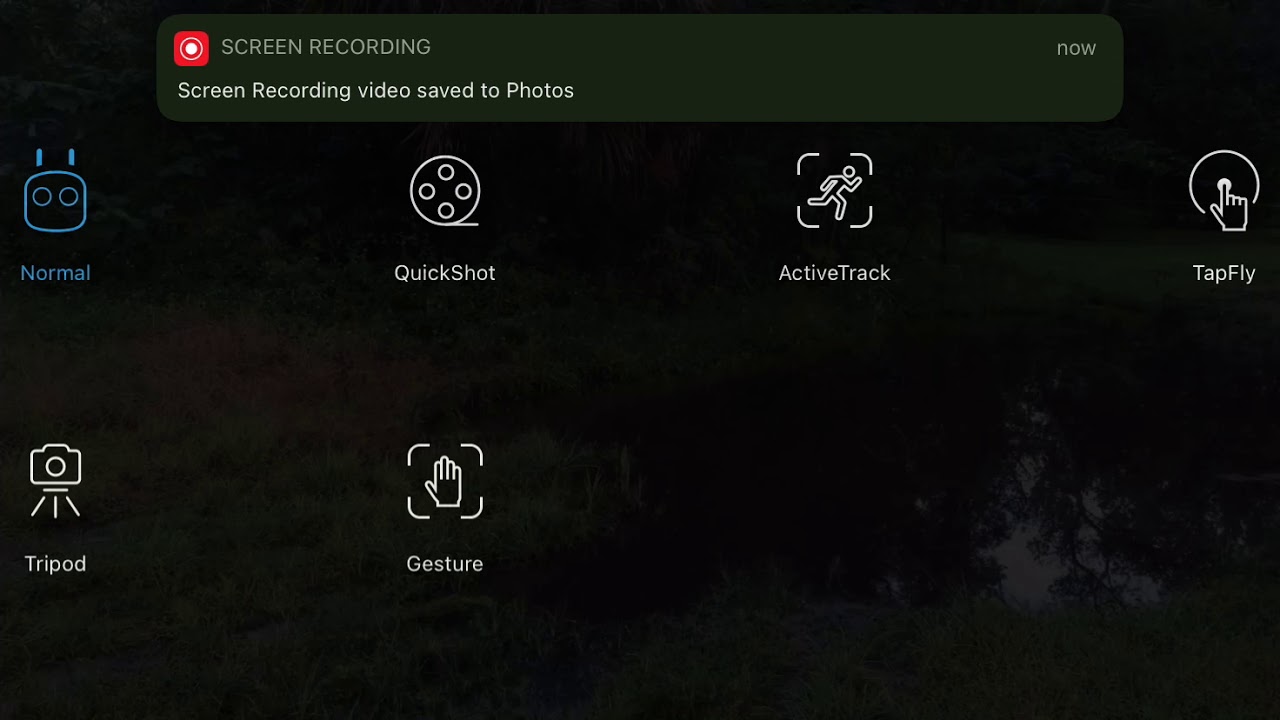 DJI Spark Tap Fly and Active Track brief demo