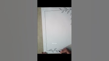 Title page border design, Assignment front page design,school project #shorts #projectfiledecoration