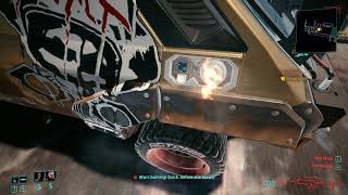 Cyberpunk 2077 Scorpions funeral car explosion HUGE EPIC SHOCK