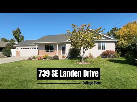 739 SE Landen Drive, College Place, WA home video tour
