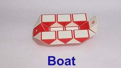 Make a Boat with Snake Cube