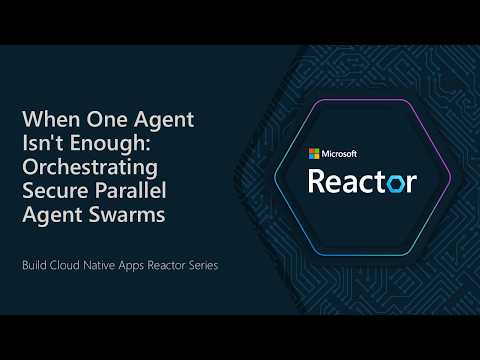 Thumbnail image for talk titled When One Agent Isn't Enough: Orchestrating Secure Parallel Agent Swarms