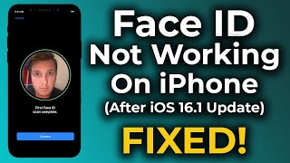Face ID Not Working After iOS 16.1 Update on iPhone || FIXED! Apple info screenshot 4