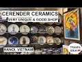 Very unique  good souvenir shop cerender ceramics by jork pap  happy place hanoi vietnam