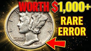 🔥1918 Mercury Dime Value Could This Tiny Coin Be Worth 10000 Dollars😲🇺🇸