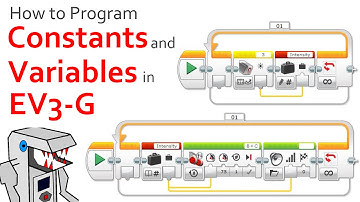 How to Program Constants and Variables (EV3-G)