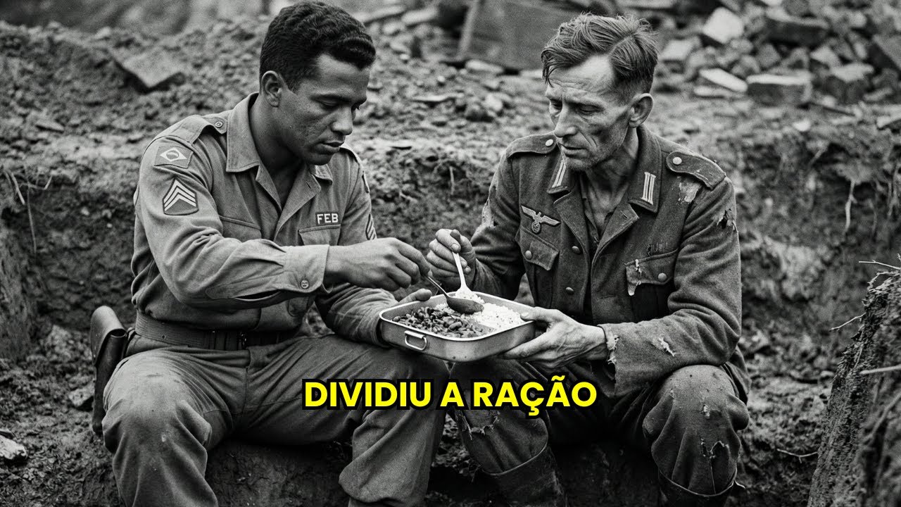 Quando prisioneiros alemães viram pracinhas dividindo a última ração com eles, choraram...