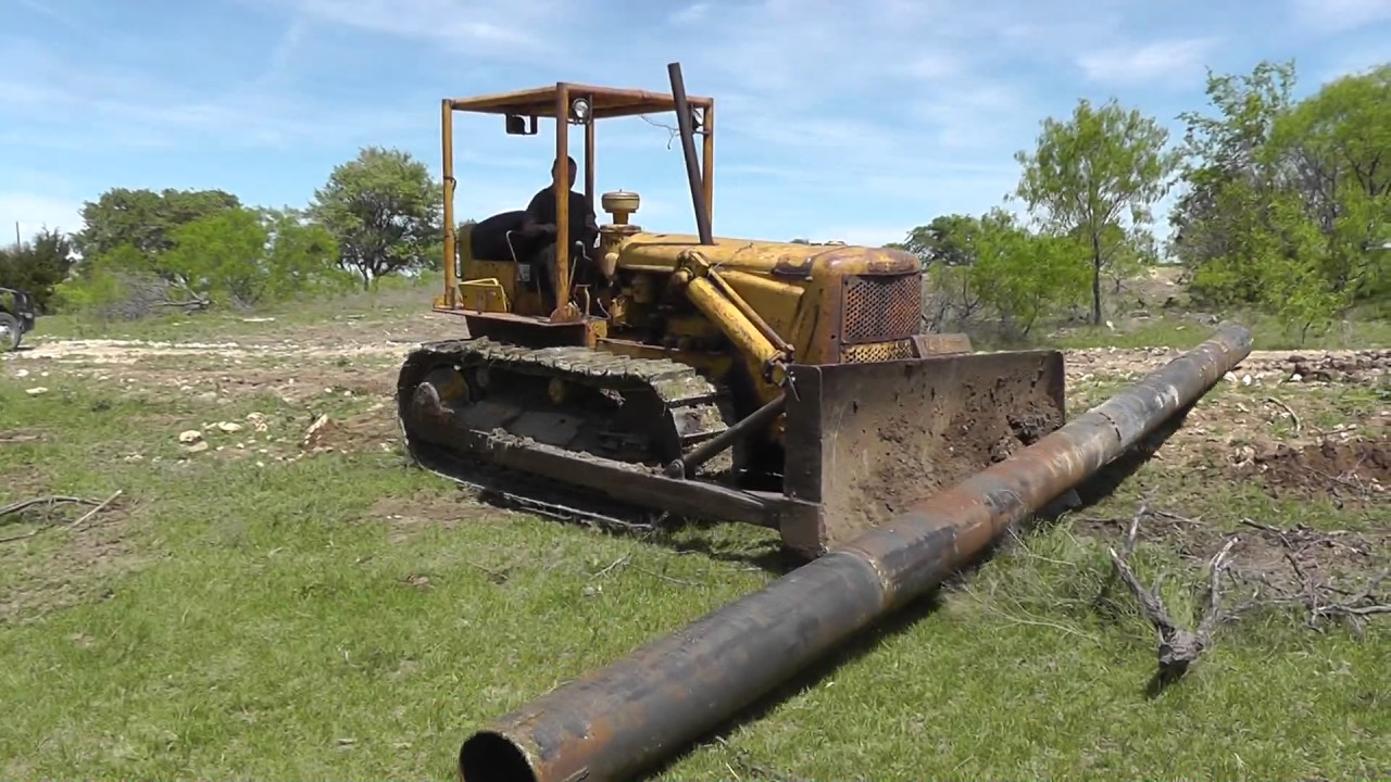 Culvert Pipe Install With CAT D6 Dozer - YouTube