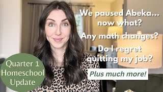 How I knew to pause Abeka & what we replaced it with || homeschool update