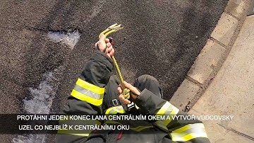 3.1.1 B - RČ navázání osobní odsedací smyčky vůdcovským uzlem