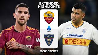 Roma vs. Lecce: Extended Highlights | Serie A | CBS Sports Golazo