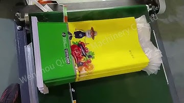 Woven Bag Cutting Sewing Liner Insertion and Hemming Machine | Startup Operation Guide