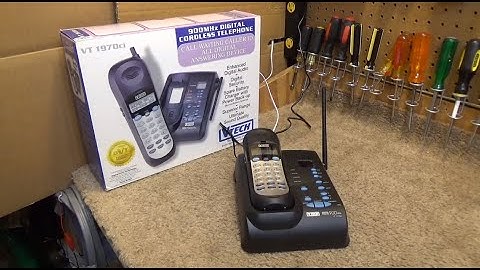 Vtech VT 1970ci 900 MHz Digital Cordless Phone | Initial Checkout