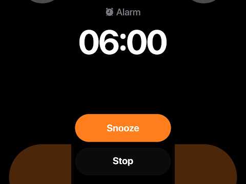 IPhone Alarm Screen Animation 6am To 9am With Radar Sound Effect IOS26 4K Free Download